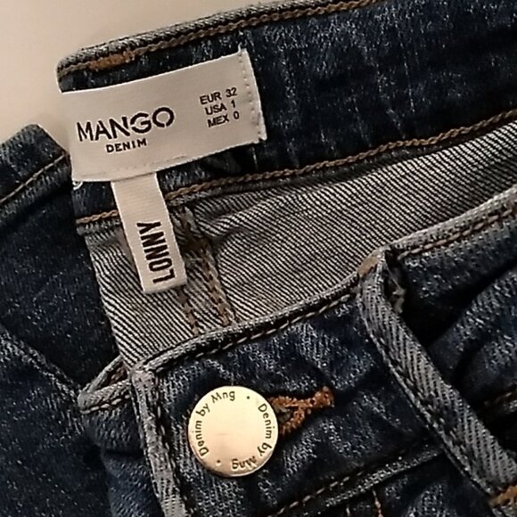 CCO | MNG By Mango | 25" size 1 / size 0 mex / eur 32 Skinny Jeans ( LONNY ) - Picture 8 of 10